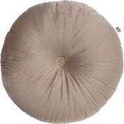 OLLY - sierkussen Ø40 cm - rond velvet - Pumice Stone - beige
