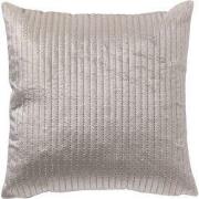 DAVID - sierkussen 40x40 cm - subtiel gestikt streepje - Pumice Stone ...