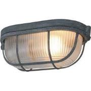 Mexlite - plafonniere - Lisanne - grijs - glas metaal - bullseye lamp ...