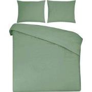 DoubleDry Dekbedovertrek 100% Natuurlijk Katoen - Eenpersoons 140x200/...