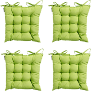 Madison -  Zitkussen Toscane Panama lime - Ca. 46x46 cm - Set van 4