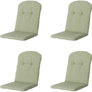 Madison -  Kuipstoelkussen Hoge Rug Panama sage - Ca. 96x45 cm - Set v...