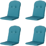 Madison -  Kuipstoelkussen Hoge Rug Panama sea blue - Ca. 96x45 cm - S...