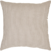 Mabel ribstof sierkussen beige - 45 x 45 cm