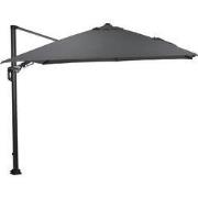 Garden Impressions Zweefparasol Hawaii Deluxe 300x300 - donker grijs -...