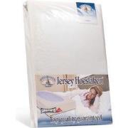 H&D Dubbel Jersey Hoeslaken - Creme Tweepersoons 140x200cm - 100% Kato...