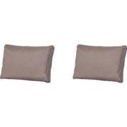 Madison -  Lounge Rugkussen Panama taupe - Ca. 40x60 cm - Set van 2