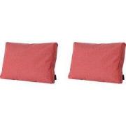 Madison -  Lounge Profi-Line Manchester red - Ca. 43x73 cm - Set van 2