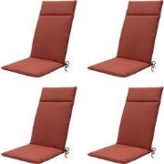 Madison -  Tuinstoelkussen Hoge Rug Terra canvas eco+ - Ca. 120x50 cm ...