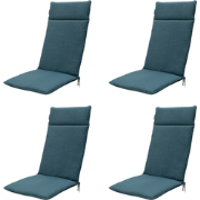 Madison -  Tuinstoelkussen Hoge Rug Sea blue canvas eco+ - Ca. 120x50 ...