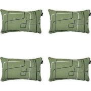 Madison -  Sierkussen Joah sage - Ca. 30x50 cm - Set van 4