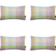 Madison -  Sierkussen Sya purple - Ca. 30x50 cm - Set van 4