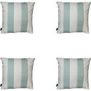Madison -  Sierkussen Banda kaki - Ca. 50x50 cm - Set van 4