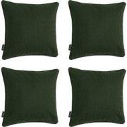 Madison -  Sierkussen Green canvas eco+ - Ca. 50x50 cm - Set van 4