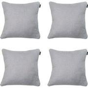 Madison -  Sierkussen Napels grey - Ca. 50x50 cm - Set van 4