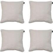 Madison -  Sierkussen Napels taupe - Ca. 50x50 cm - Set van 4