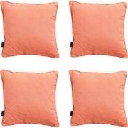 Madison -  Sierkussen Panama flame orange - Ca. 45x45 cm - Set van 4