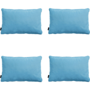Madison -  Sierkussen Panama aqua - Ca. 40x60 cm - Set van 4