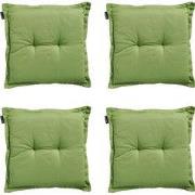 Madison -  Zitkussen Rib lime - Ca. 50x50 cm - Set van 4