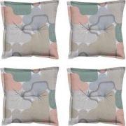 Madison -  Zitkussen Grafi salmone - Ca. 50x50 cm - Set van 4