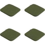 Madison -  Zitkussen Panama green - Ca. 40x40 cm - Set van 4