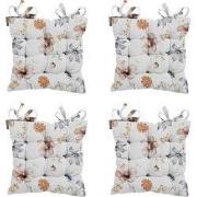 Madison -  Zitkussen Toscane Florina natural - Ca. 46x46 cm - Set van ...