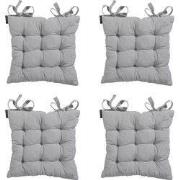 Madison -  Zitkussen Toscane Napels grey - Ca. 46x46 cm - Set van 4