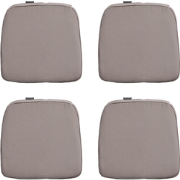 Madison -  Zitkussen Wicker Panama taupe - Ca. 48x48 cm - Set van 4