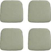 Madison -  Zitkussen Wicker Panama sage - Ca. 48x48 cm - Set van 4
