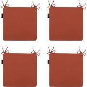 Madison -  Zitkussen Panama terra - Ca. 40x40 cm - Set van 4