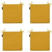 Madison -  Zitkussen Gold canvas eco+ - Ca. 40x40 cm - Set van 4