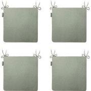 Madison -  Zitkussen Napels kaki - Ca. 40x40 cm - Set van 4