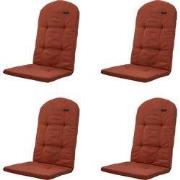 Madison -  Tuinkussen Bearchair Panama terra - Ca. 128x48 cm - Set van...