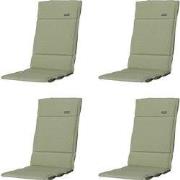 Madison -  Tuinkussen Fiber Deluxe Panama sage - Ca. 125x50 cm - Set v...