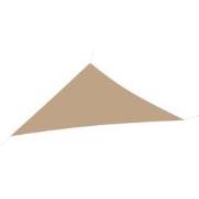 hanSe® Schaduwdoek Driehoek 90° Waterdoorlatend 3x4x5 m Zonnedoek Zand