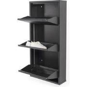 Spinder Design schoenenkast Billy 3 - Zwart - 6 paar schoenen
