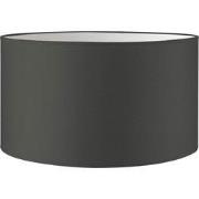 Lampenkap Bling - Antraciet - cilinder - 40/40/22cm - van stof - Moder...