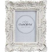 Clayre & Eef Fotolijst 6x9 cm Wit Kunststof