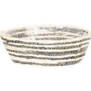 Clayre & Eef Opbergmand Ø 26x8 cm Bruin Zeegras