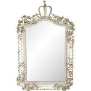 Clayre & Eef Spiegel 63x102 cm Beige IJzer