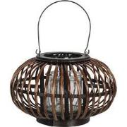 Clayre & Eef Windlicht Ø 34x21 cm Bruin Hout