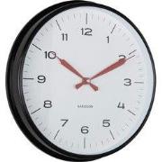 Wandklok Modern Factory - Mat zwart - Ø30cm