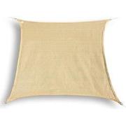 hanSe® Schaduwdoek Vierkant Waterdoorlatend 3,6x3,6 m Zonnedoek Zand