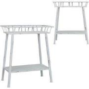 Clayre & Eef Plantentafel 59x31x73 cm Grijs IJzer