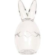 Clayre & Eef Voorraadpot Ø 10x21 cm Glas Haas