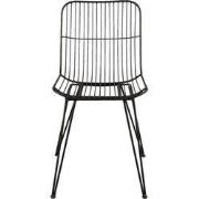 Clayre & Eef Eetkamerstoel 42x55x83 cm Zwart IJzer