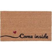 Clayre & Eef Deurmat 75x45 cm Bruin Kokos