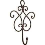 Clayre & Eef Wandhaak 15x5x22 cm Bruin Metaal