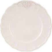 Clayre & Eef Ontbijtbord Ø 21 cm Beige Keramiek