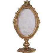 Clayre & Eef Fotolijst 10x15 cm Goudkleurig Kunststof Kroon